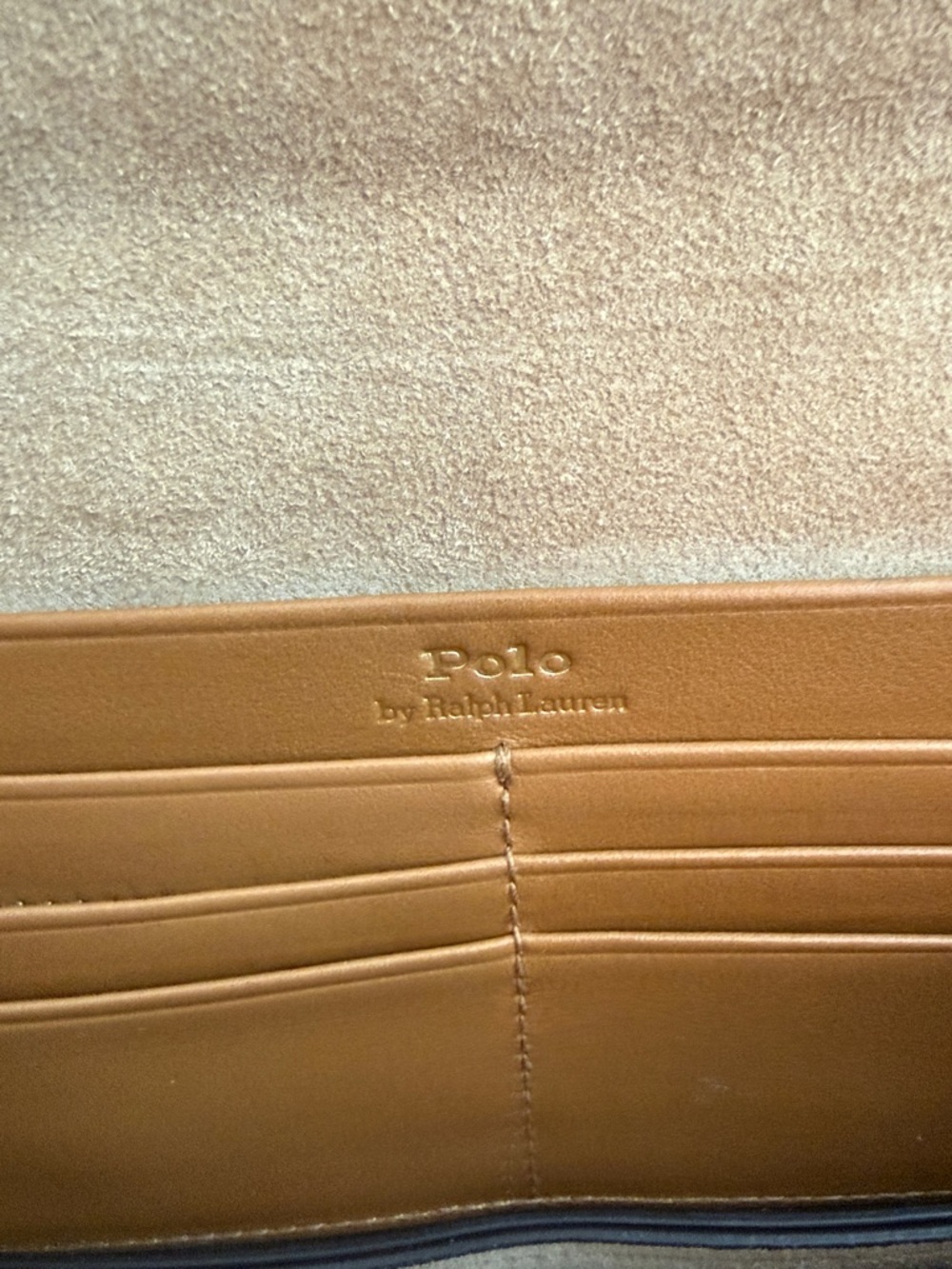 Polo Ralph Lauren Polo ID Convertible Leather Clutch - Picture 6 of 7